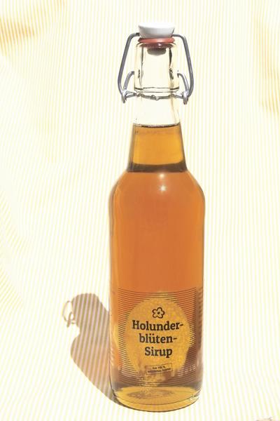 Holunderblütensirup